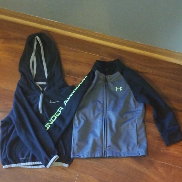 Under Armour Other - Size 3T under armour jacket and Nike fleece hoodie